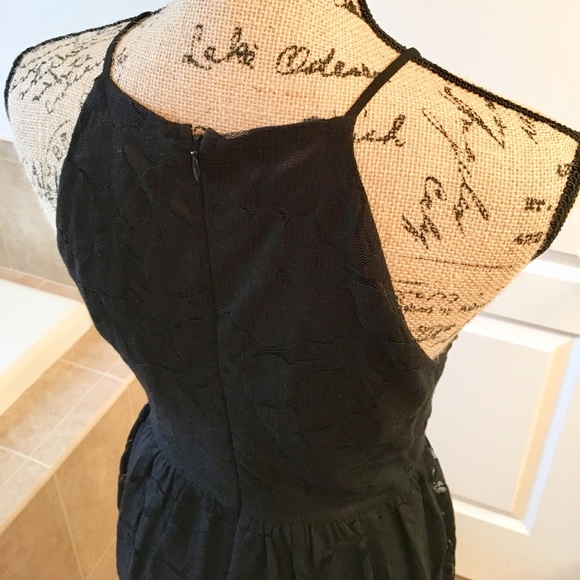 NWT - Black MONTEAU Lace Dress  – Size Large - Picture 6 of 8